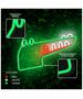 Neon PLEXI LED JURASSIC CROC green FLNJ03 Forever Light