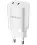 Forever TC-05-35CC GaN PD QC charger 2x USB-C 35W white