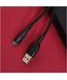 Maxlife MXUC-07 cable USB - microUSB 1,0 m 2,4A black nylon