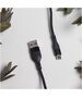 Maxlife MXUC-07 cable USB - microUSB 1,0 m 2,4A black nylon