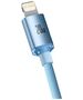 Baseus cable Crystal Shine USB-C - Lightning 1,2 m 20W sky blue