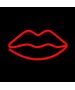 Neon LED Light LIPS red Bat + USB FLNEO8 Forever Light