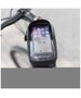 Waterproof bike frame bag with shielded phone holder Model02 black