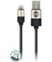 Forever Modern cable USB - Lightning 1,0 m 2A black 5900495621412