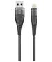 Forever Shark cable USB - Lightning 1,0 m 2A black 5900495679345