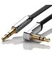 Ugreen Ugreen - Audio Cable Flat Design (10728) - Jack 3.5mm to Angled Jack 3.5mm, 3m - Black 6957303817283 έως 12 άτοκες Δόσεις
