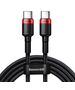 Baseus Baseus - Data Cable Cafule (CATKLF-AL91) - USB-C to Type-C, PD 2.0, 100W, 2m - Red Black 6953156216372 έως 12 άτοκες Δόσεις