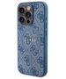 Guess case for iPhone 15 Pro 6,1&quot; GUHMP15LG4GFRB blue HC MAGSAFE PU 4G RING CLASSIC LOGO 3666339226626