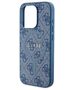 Guess case for iPhone 15 Pro 6,1&quot; GUHMP15LG4GFRB blue HC MAGSAFE PU 4G RING CLASSIC LOGO 3666339226626