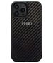 Audi case for iPhone 13 Pro Max 6,7&quot; AU-TPUPCIP13PM-R8/D2-BK  black hardcase Carbon Fiber 6955250226264