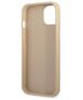 Guess case for iPhone 14 Plus 6,7&quot; GUHCP14MPSATLE beige hardcase Saffiano Triangle Logo 3666339065416