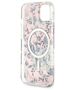 Guess case for iPhone 14 6,1&quot; GUHMP14SHCFWSP pink hardcase Magsafe IML Flower 3666339115555