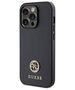 Guess case for iPhone 13 Pro 6,1&quot; GUHCP13LPS4DGPK black HC PU 4G Metal Logo Strass 3666339150662