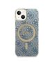 Guess set case + charger for iPhone 14 Plus 6,7&quot; GUBPP14MH4EACSB blue hard case Marble MagSafe 3666339102975