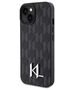 Karl Lagerfeld case for iPhone 15 6,1&quot; KLHCP15SPKLPKLK black HC Hot Stamp Monogram KL Metal Logo 3666339166717