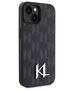 Karl Lagerfeld case for iPhone 15 6,1&quot; KLHCP15SPKLPKLK black HC Hot Stamp Monogram KL Metal Logo 3666339166717