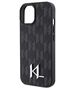 Karl Lagerfeld case for iPhone 15 6,1&quot; KLHCP15SPKLPKLK black HC Hot Stamp Monogram KL Metal Logo 3666339166717