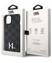 Karl Lagerfeld case for iPhone 15 6,1&quot; KLHCP15SPKLPKLK black HC Hot Stamp Monogram KL Metal Logo 3666339166717