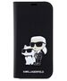 Karl Lagerfeld case for iPhone 14 Pro 6,1&quot; KLBKP14LSANKCPK black Saffiano Karl & Choupette 3666339122805