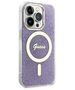 Guess case for iPhone 14 Pro 6,1&quot; GUHMP14LH4STU purple hard case 4G MagSafe 3666339118242