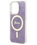 Guess case for iPhone 14 Pro 6,1&quot; GUHMP14LH4STU purple hard case 4G MagSafe 3666339118242