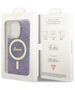 Guess case for iPhone 14 Pro 6,1&quot; GUHMP14LH4STU purple hard case 4G MagSafe 3666339118242