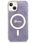 Guess case for iPhone 14 Plus 6,7&quot; GUHMP14MH4STU purple hard case 4G MagSafe 3666339127206