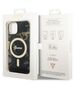 Guess case for iPhone 14 Plus 6,7&quot; GUHMP14MHTMRSK black hard case Golden Marble MagSafe 3666339115760