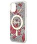 Guess case for iPhone 11 / Xr 6.1&quot; GUHMN61HCFWSA khaki hardcase Flower MagSafe 3666339126759