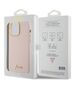 Guess case for iPhone 15 Pro 6,1&quot; GUHCP15LSMBSLP pink HC SILICONE SCRIPT METAL LOGO & FRAME 3666339149208