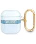 Guess case for AirPods 1 / 2 GUA2HHTSB blue Cord 3666339047108