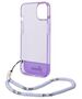 Guess case for iPhone 14 Pro Max 6,7&quot; GUHCP14XHGCOHU purple hardcase Translucent Pearl Strap 3666339064235