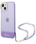 Guess case for iPhone 14 Pro Max 6,7&quot; GUHCP14XHGCOHU purple hardcase Translucent Pearl Strap 3666339064235