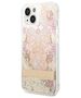 Guess case for iPhone 14 Plus 6,7&quot; GUHCP14MLFLSD gold hardcase Paisley Liquid Glitter 3666339088477