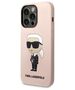 Karl Lagerfeld case for iPhone 14 Pro 6,1&quot; KLHCP14LSNIKBCP pink hard case Silicone NFT Ikonik 3666339098636