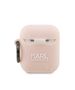 Karl Lagerfeld case for Airpods 1 / 2 KLA2RUNIKP white 3D Silicone NFT Karl 3666339087869