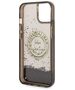 Karl Lagerfeld case for iPhone 14 6,1&quot; KLHCP14SLCRSGRK black hardcase Liquid Glitter RSG 3666339086008