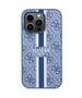 Guess case for iPhone 14 Pro Max 6,7&quot; GUHMP14XP4RPSB blue hardcase Magsafe 4G Printed Stripes 3666339120009