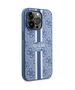 Guess case for iPhone 14 Pro Max 6,7&quot; GUHMP14XP4RPSB blue hardcase Magsafe 4G Printed Stripes 3666339120009