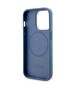 Guess case for iPhone 14 Pro Max 6,7&quot; GUHMP14XP4RPSB blue hardcase Magsafe 4G Printed Stripes 3666339120009