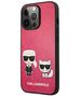 Karl Lagerfeld case for iPhone 13 Pro / 13 6,1&quot; KLHCP13LPCUSKCP fushia hard case Iconic Karl & Choupette 3666339027278