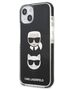 Karl Lagerfeld case for iPhone 13 Pro KLHCP13LTPE2TK black hard case Iconic Karl & Choupette 3666339048662