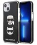 Karl Lagerfeld case for iPhone 13 Pro KLHCP13LTPE2TK black hard case Iconic Karl & Choupette 3666339048662