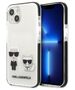 Karl Lagerfeld case for iPhone 13 Mini KLHCP13STPEKCW black hard case Iconic Karl & Choupette 3666339048600