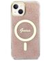 Guess case for iPhone 14 Pro 6,1&quot; GUHMP14SH4STP pink hardcase Magsafe IML 4G 3666339127220