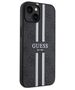 Guess case for iPhone 14 Plus 6,7&quot; GUHMP14MP4RPSK black harcase Magsafe 4G Printed Stripes 3666339119683