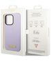 Guess case for iPhone 14 Pro 6,1&quot; GUHMP14LSBPLU fioletowa hard case Liquid Silicone Logo MagSafe 3666339070403