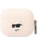 Karl Lagerfeld case for Airpods Pro KLAPRUNCHP pink 3D Silicone NFT Karl 3666339087968