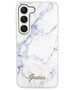 Guess case for Samsung Galaxy S23 Plus GUHCS23MPCUMAH white HC PU/TPU Marble 3666339117412