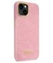 Guess case for iPhone 14 Plus 6,7&quot; GUHCP14MHGCRHP pink hardcase Croco Collection 3666339082932